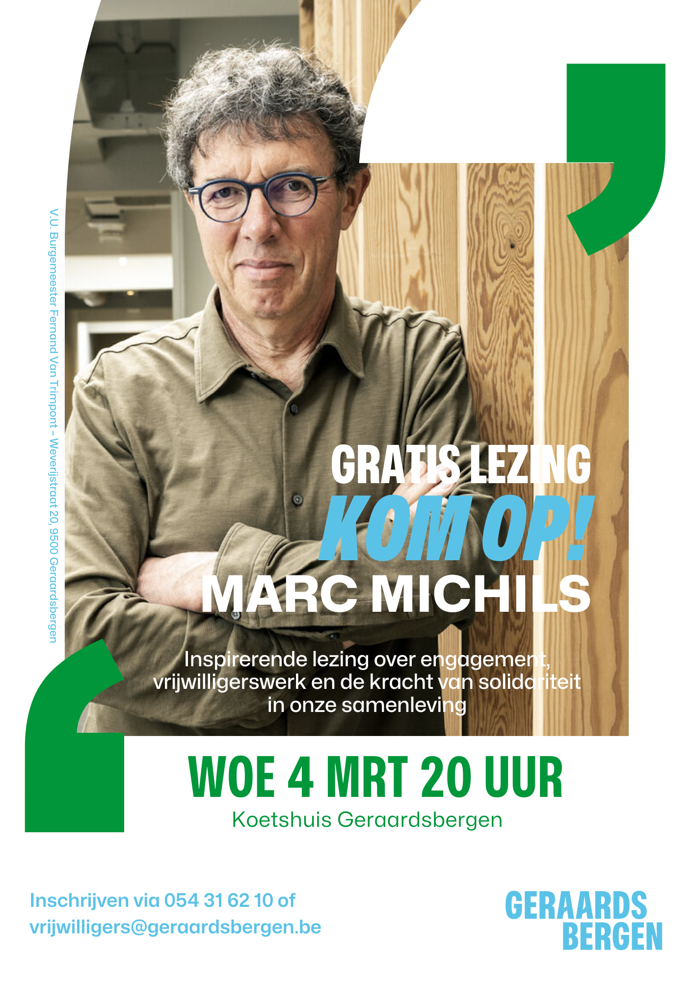 affiche lezing kom op