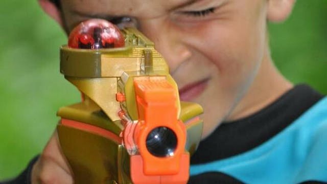 Afbeelding voor evenement Lasershooten in de bib