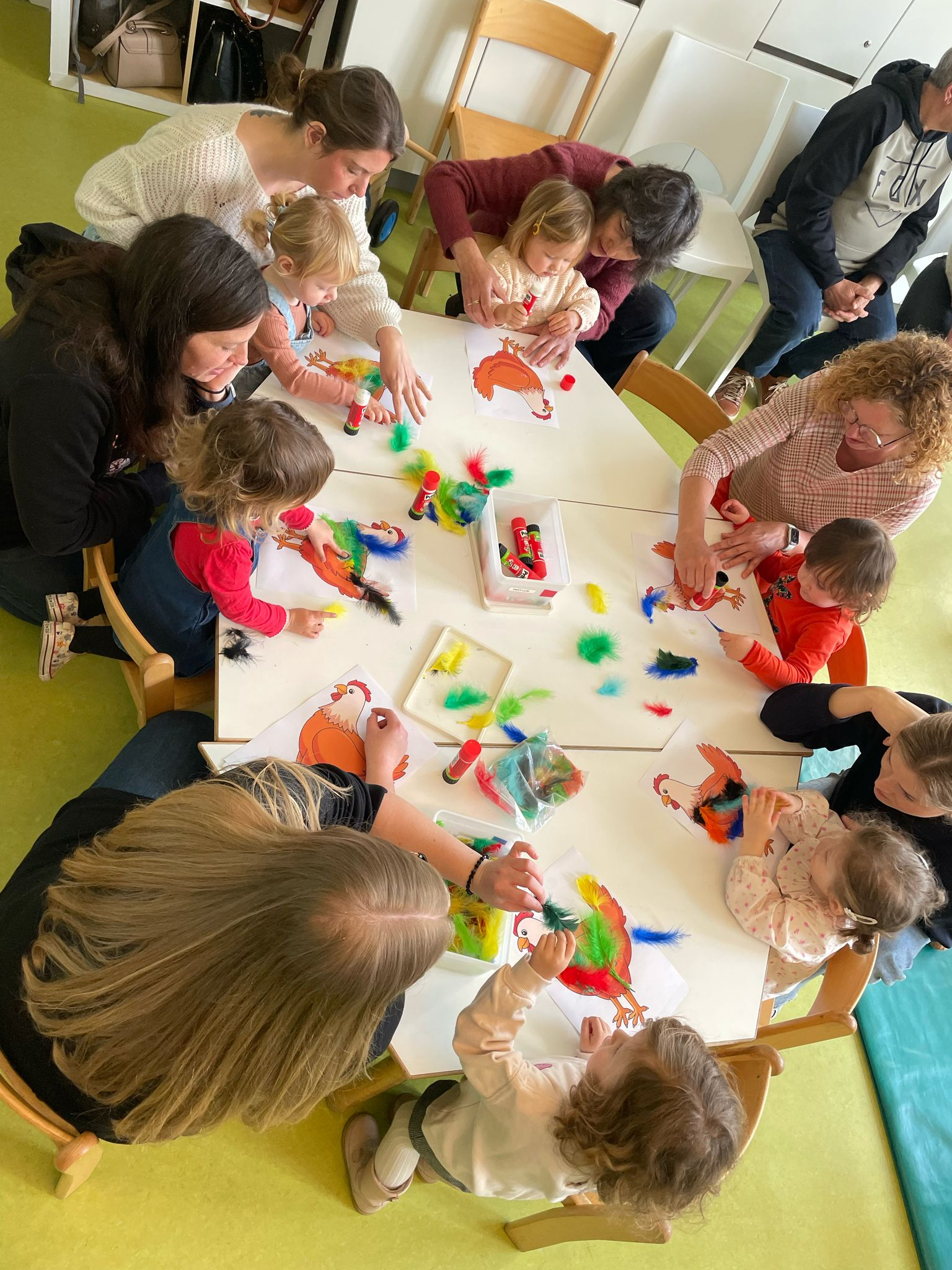 Speelbabbel aan tafel