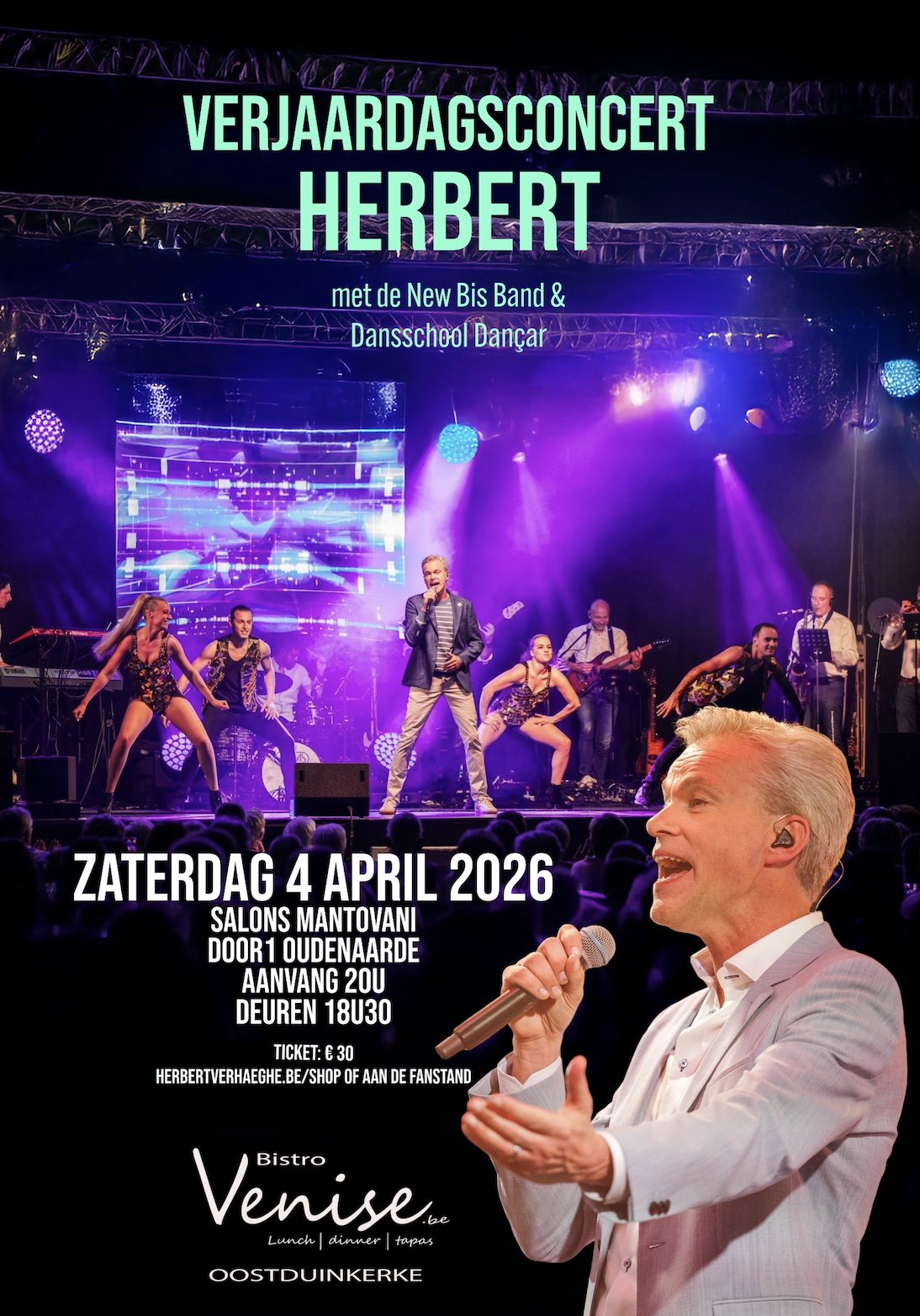 Affiche Verjaardagsconcert Herbert 2026