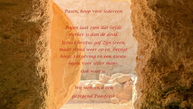 Pasen: Jezus is opgestaan uit de dood, Hij LEEFT