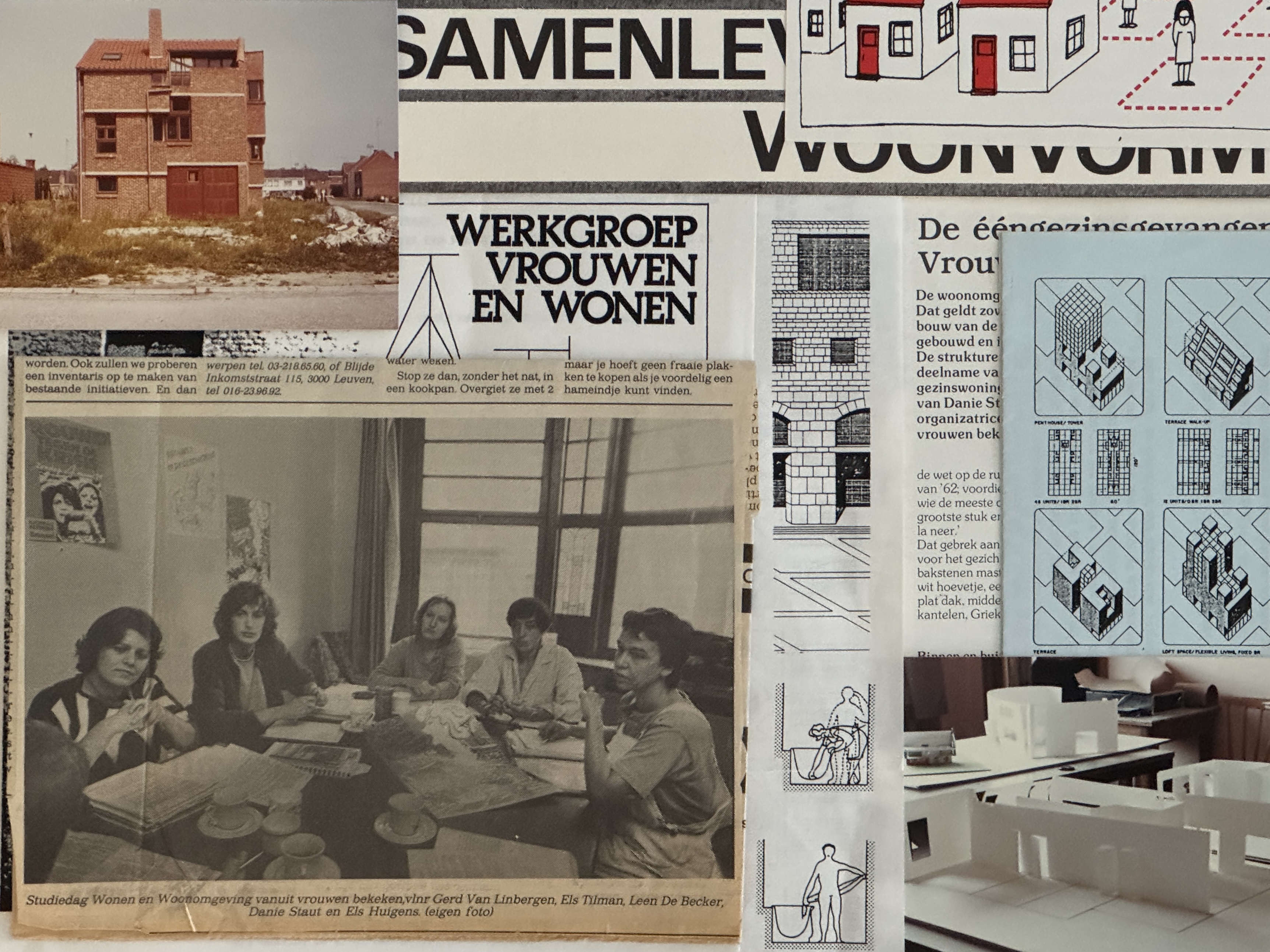 Expo UTA#9 Feministische perspectieven. 2026, Vlaams Architectuurinstituut © beelden uit archief van Danie Staut