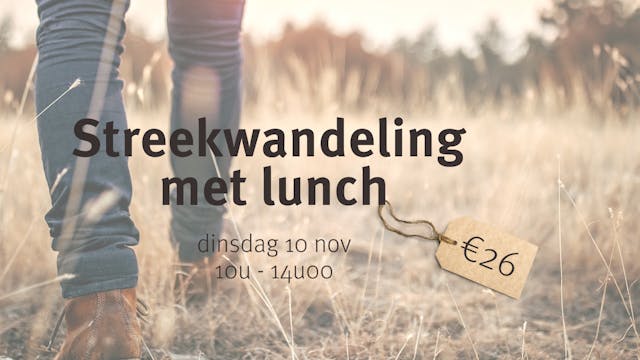 Wandeling met lunch