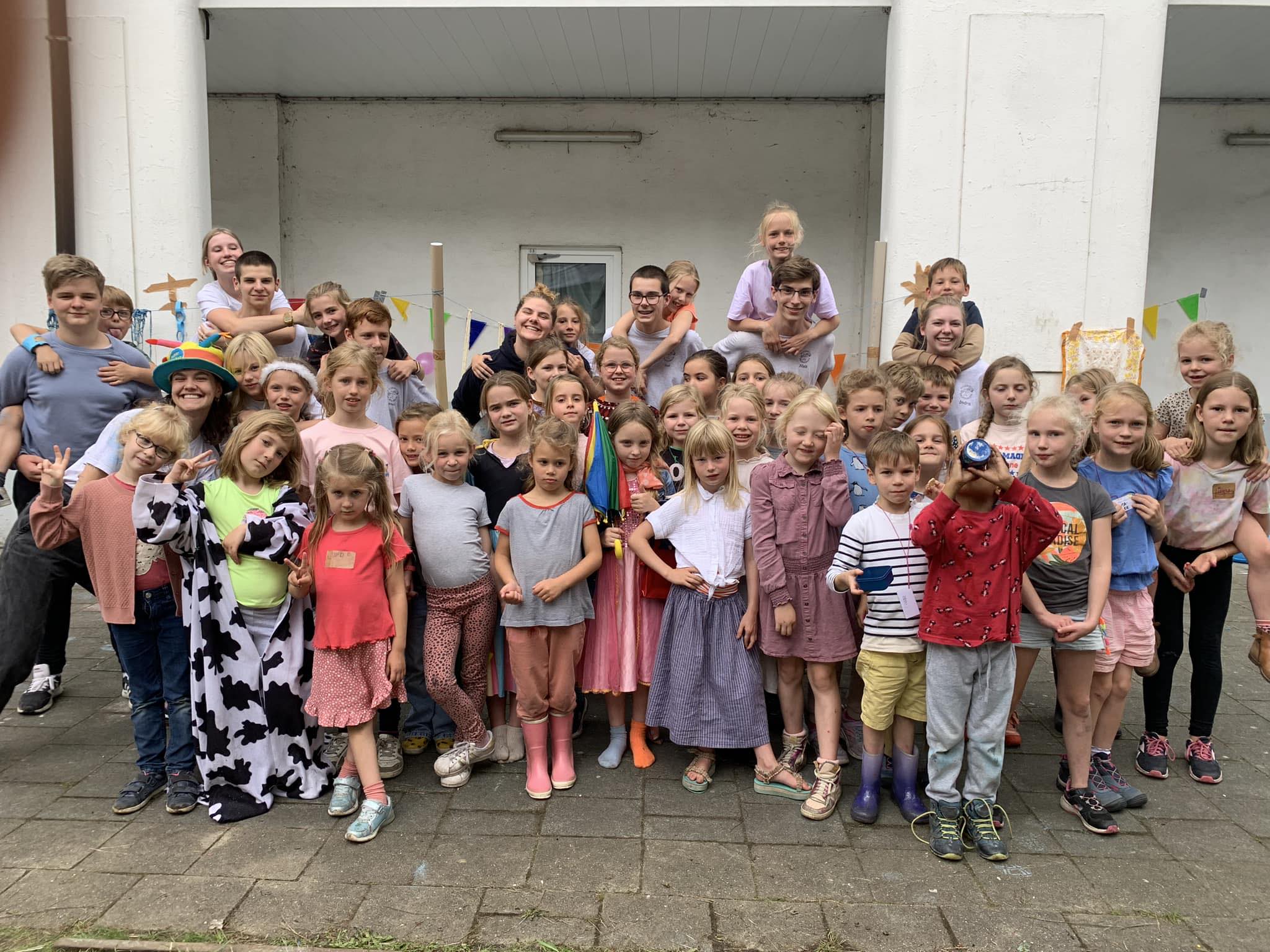 Groepsfoto zomerkamp 2023