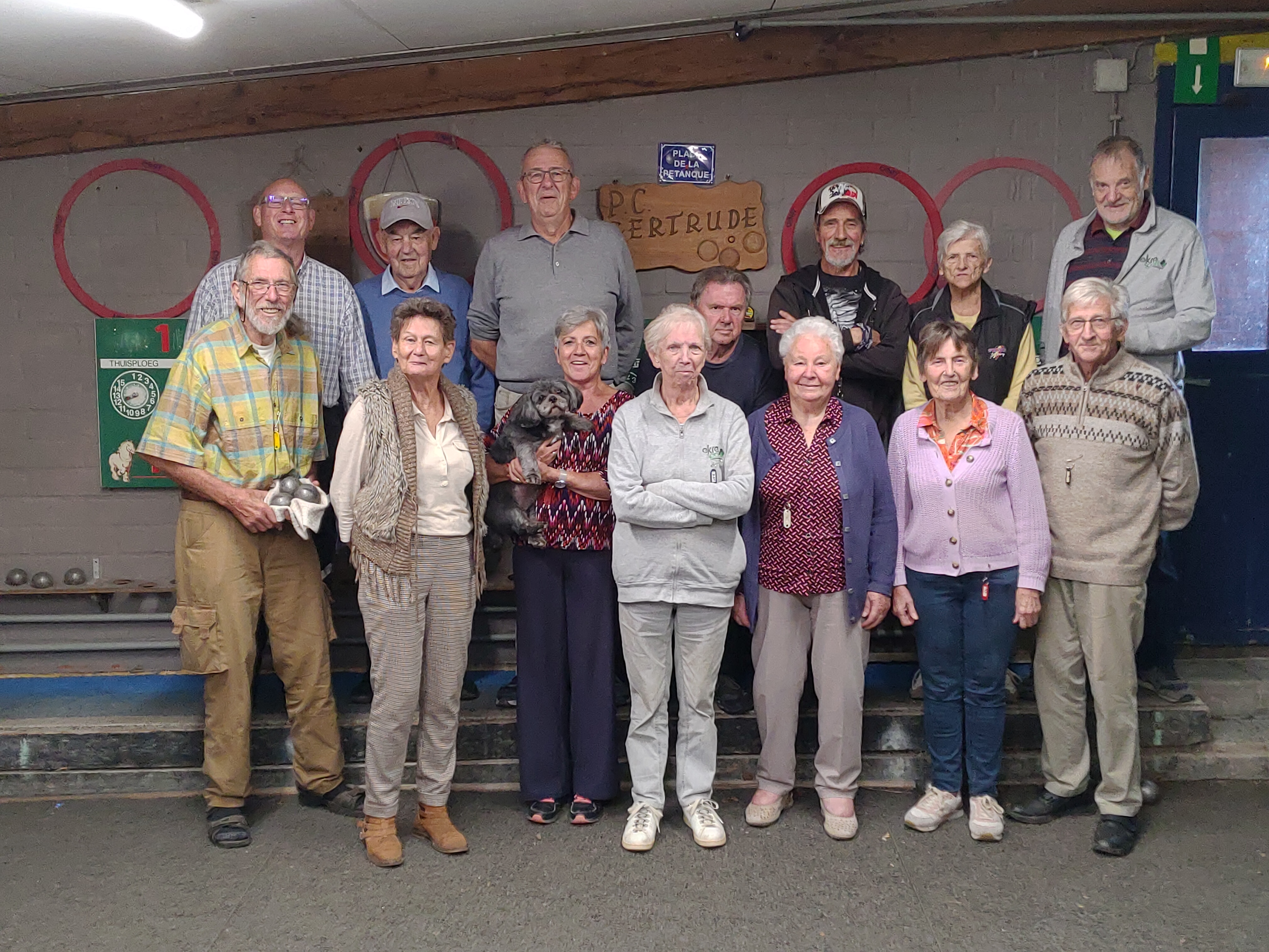 Petanquespelers in Gertrude