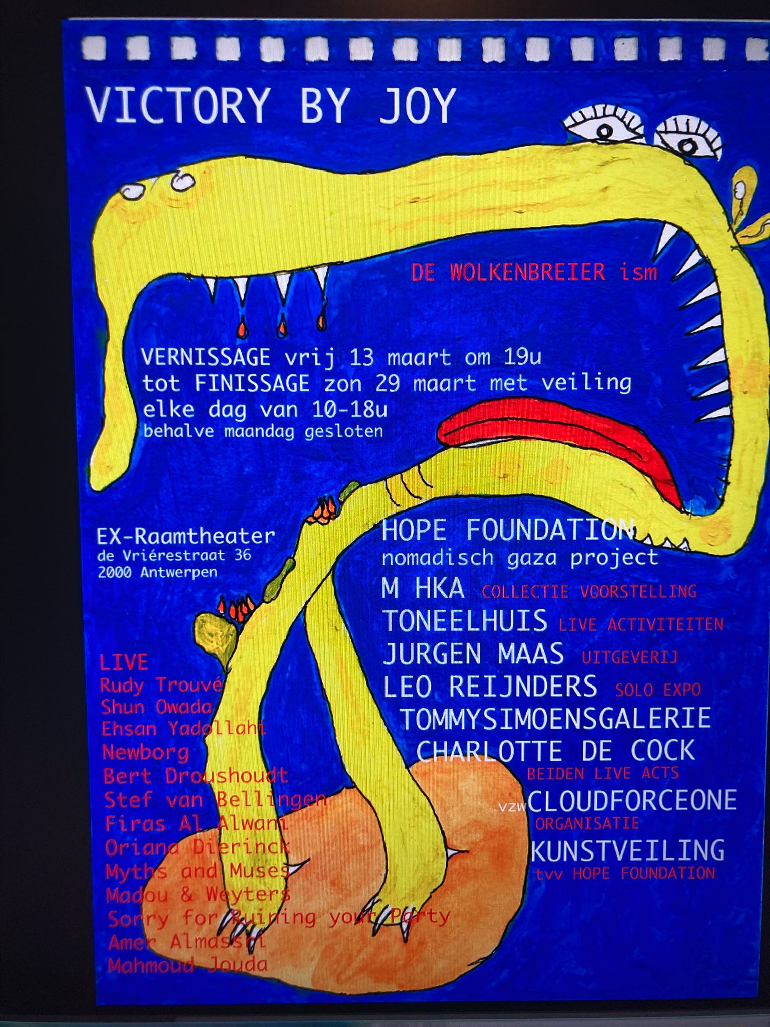 TENTOONSTELLING met lezingen, optredens en veiling