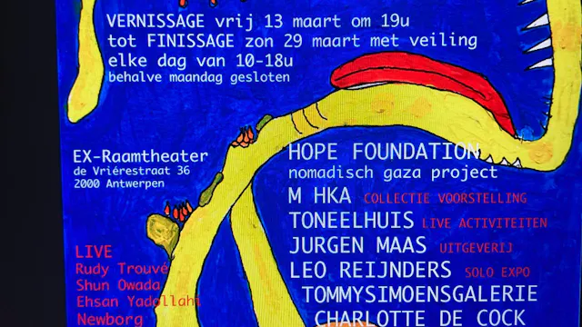 TENTOONSTELLING met lezingen, optredens en veiling