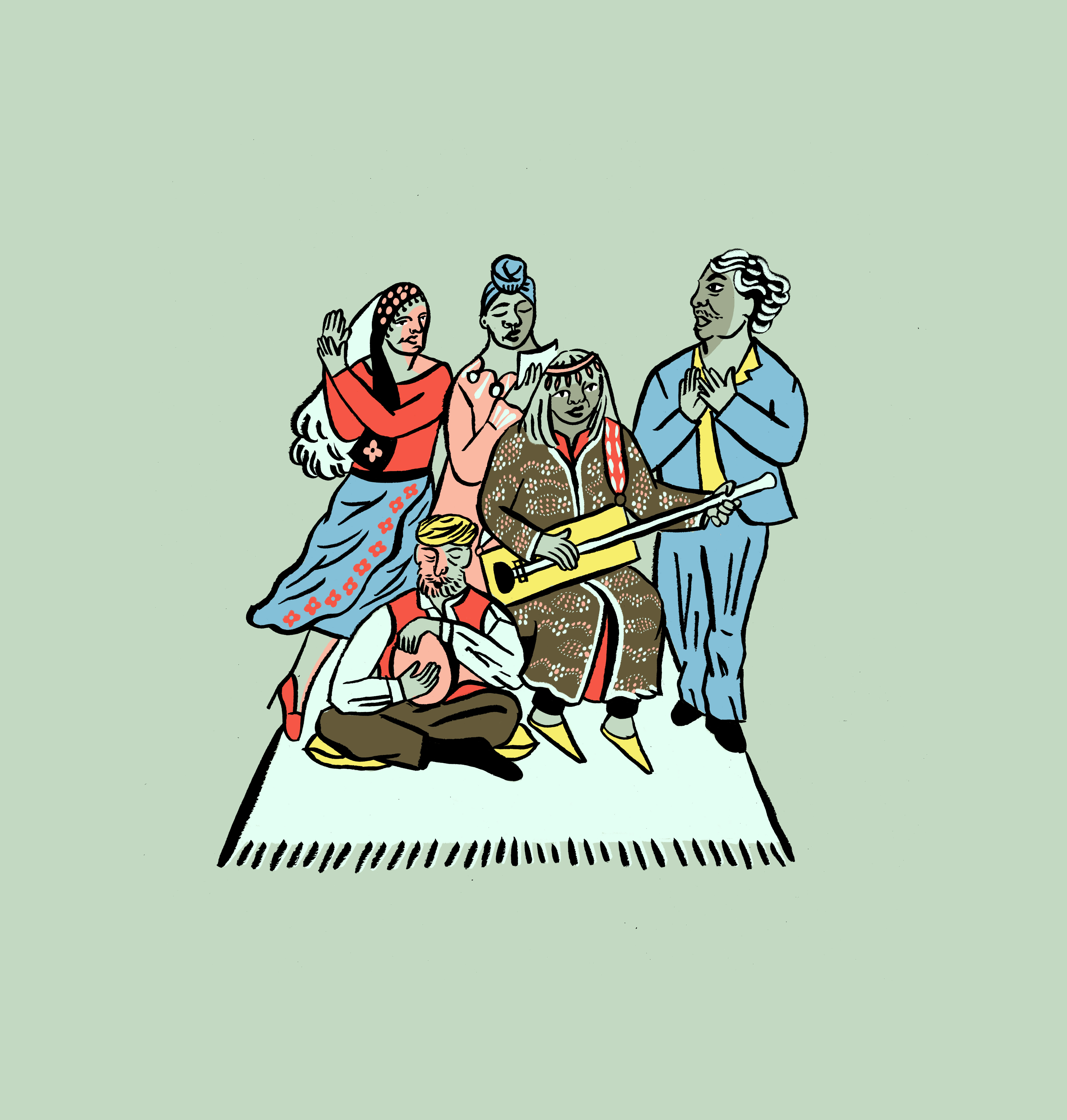 tekening Muziekateliers De Centrale