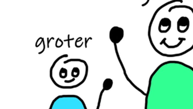 Groot, groter, grootst