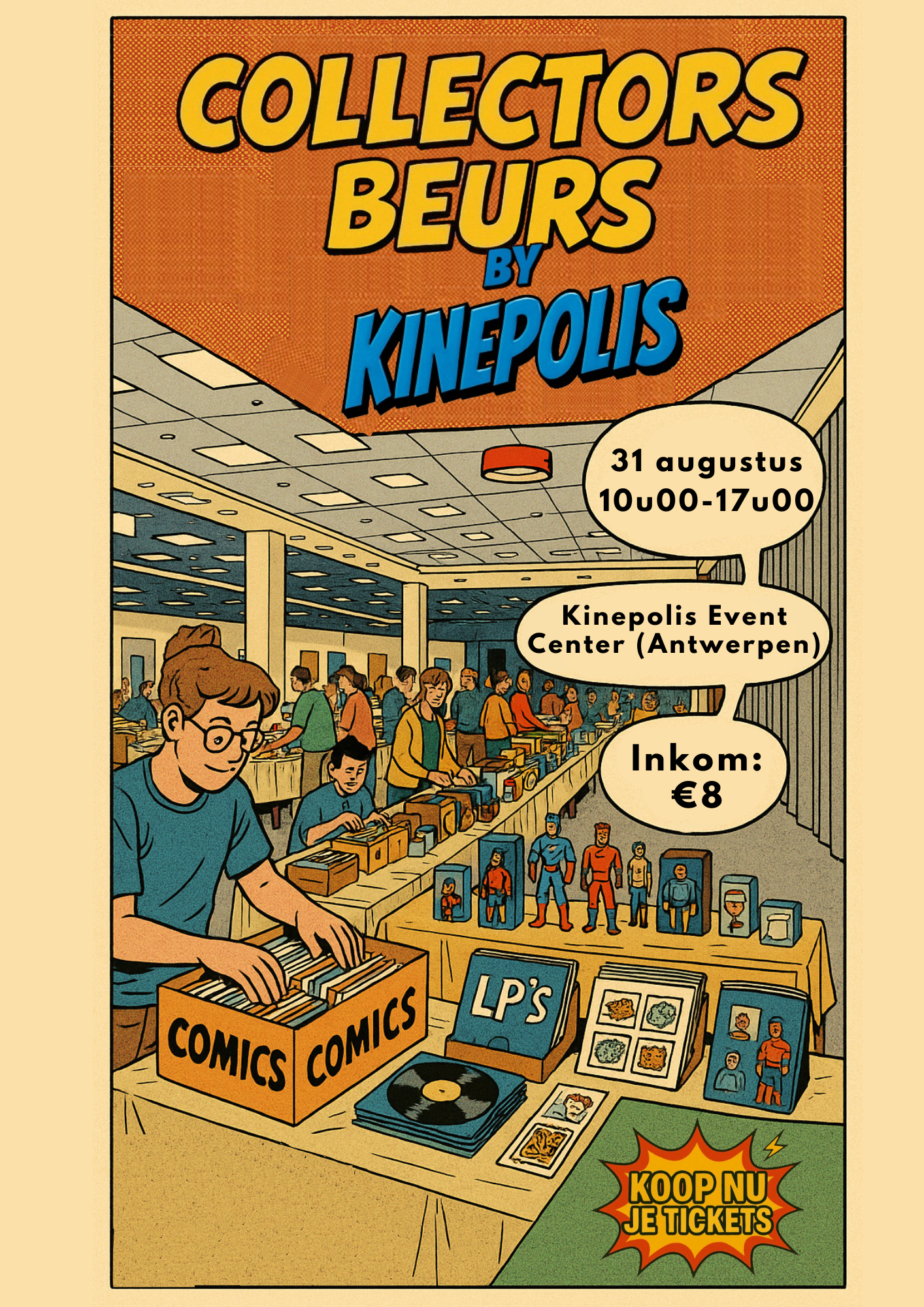 Flyer Collectorsbeurs by Kinepolis