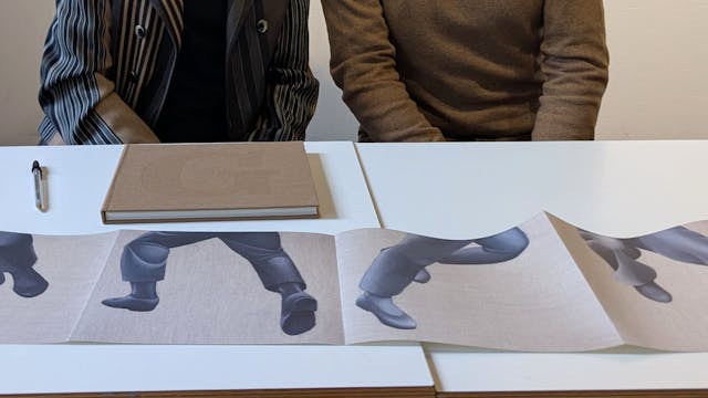 kunstschilder Franceline Pompe, dichter Herman Rohaert