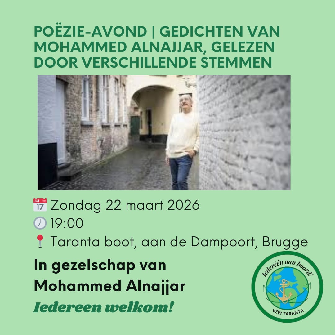 uitnodiging poëzie avond