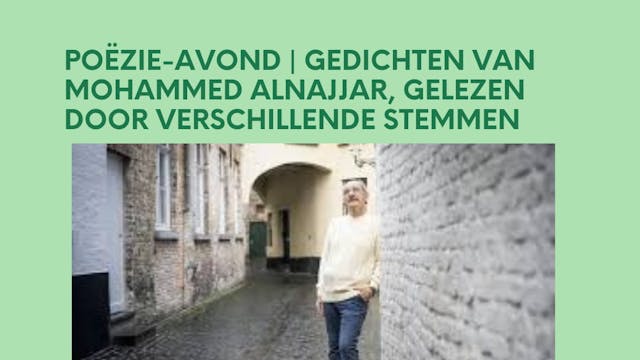 uitnodiging poëzie avond