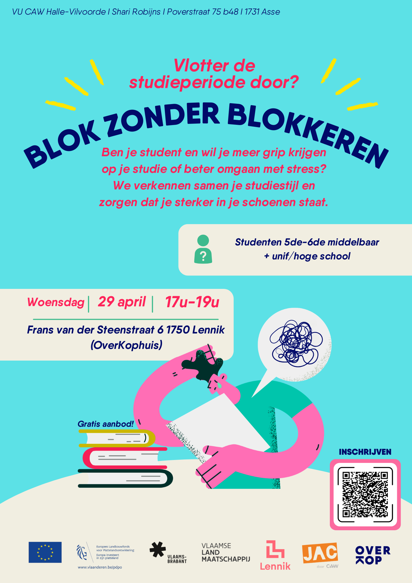 Flyer Blok zonder Blokkeren