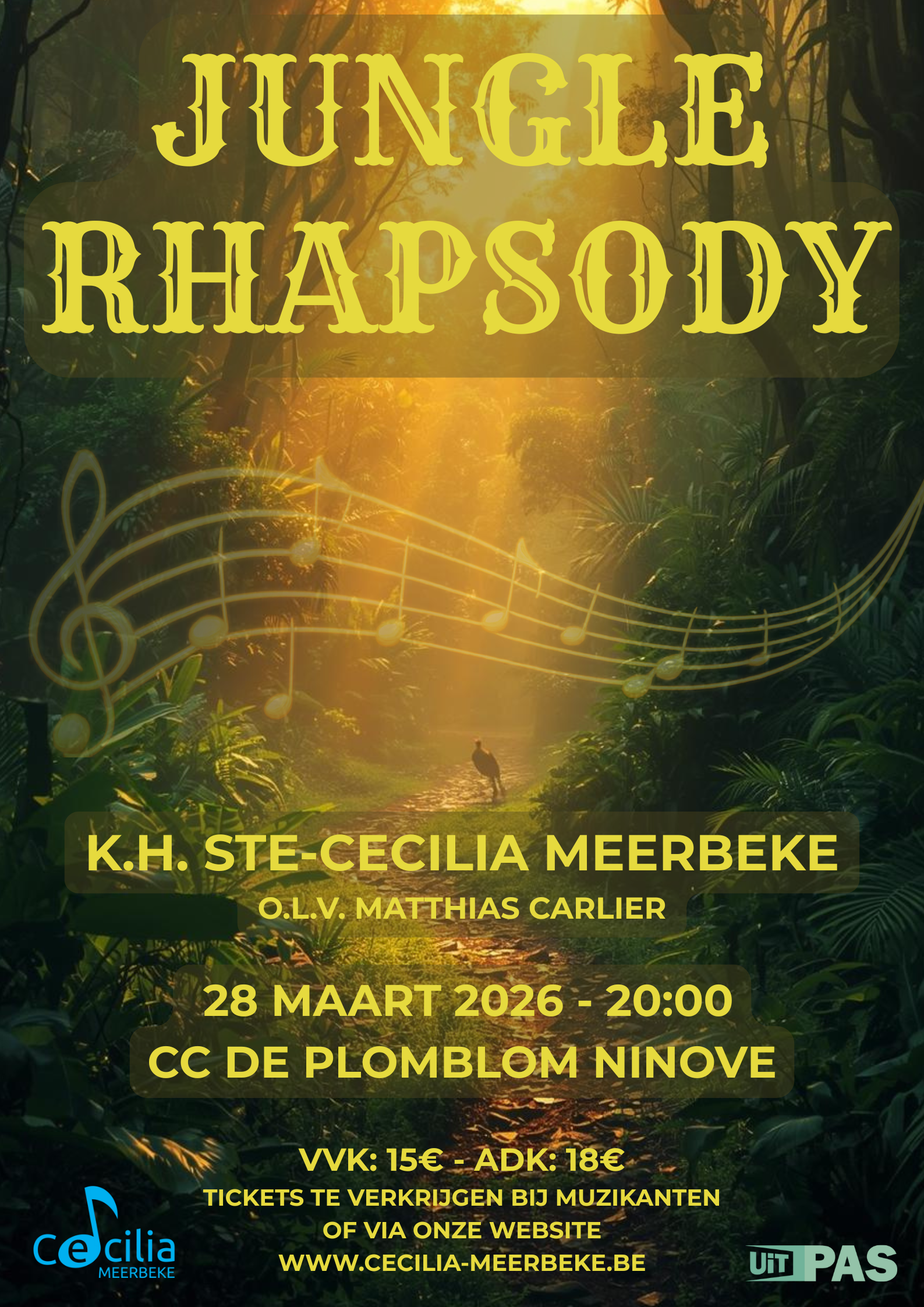 Affiche Jungle Rhapsody concert