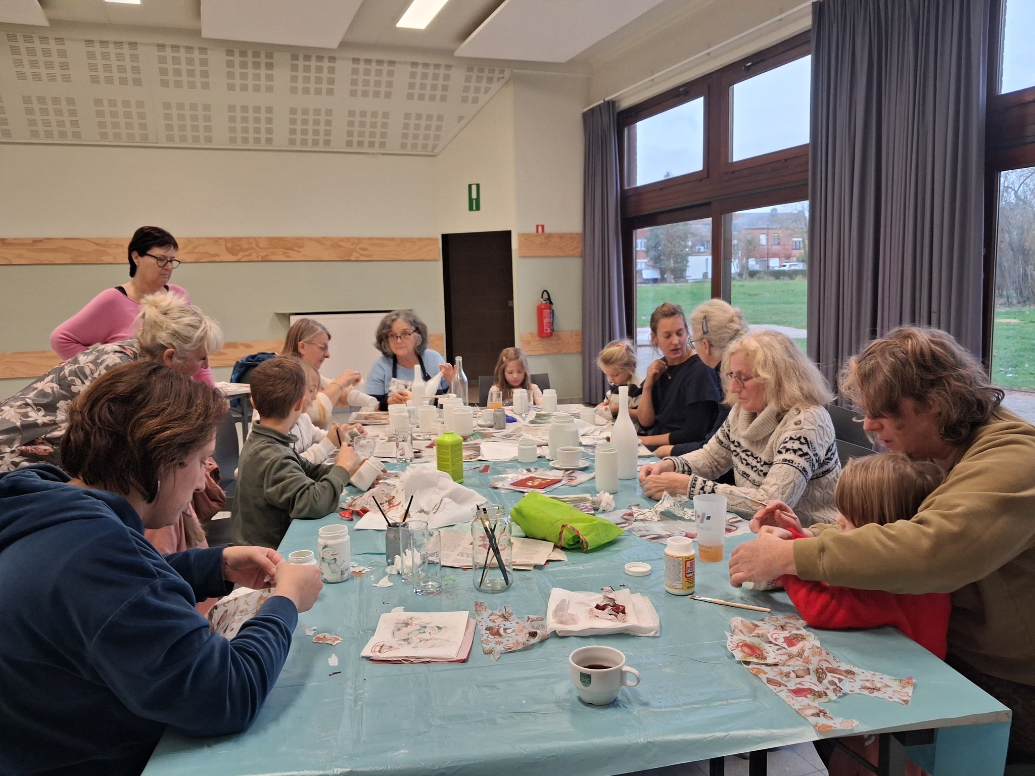 Crea in het Dorpshuis