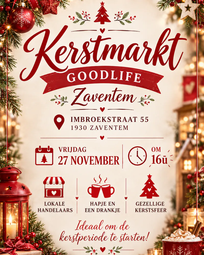 Kerstmarkt Goodlife Zaventem