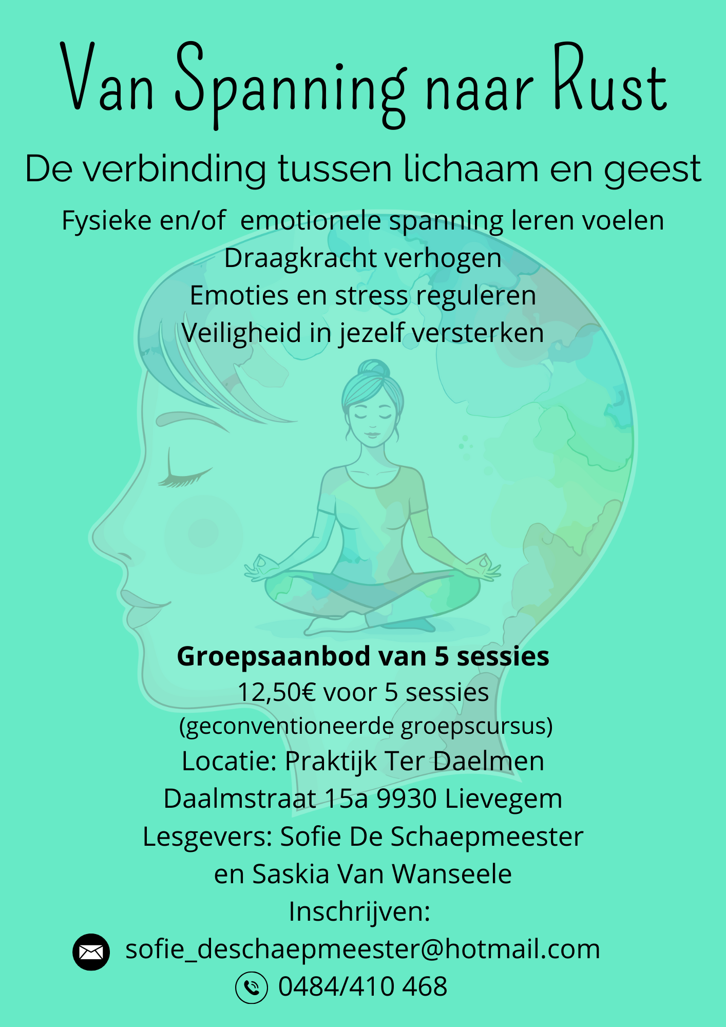 Flyer 'Van Spanning Naar Rust'