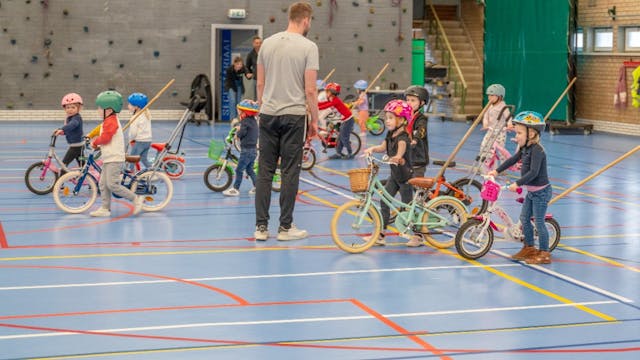 Afbeelding voor activiteit Samen leren fietsen met Kijk! Ik fiets!