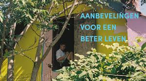 Aanbevelingen voor een beter leven - met planten als achtergrond.