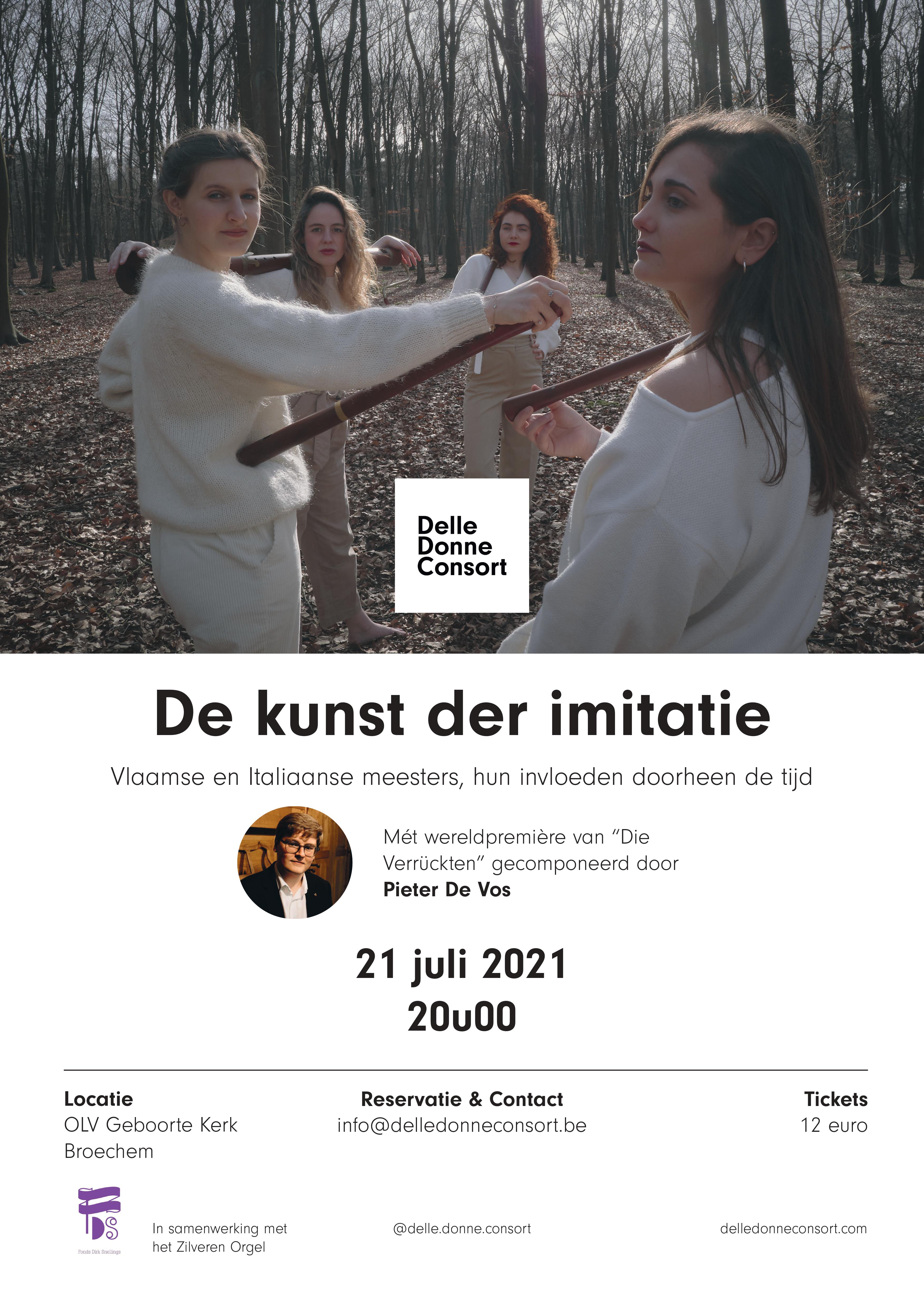 Affiche van het concert