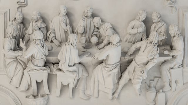 Het laatste avondmaal in de refter van Abdij van Park