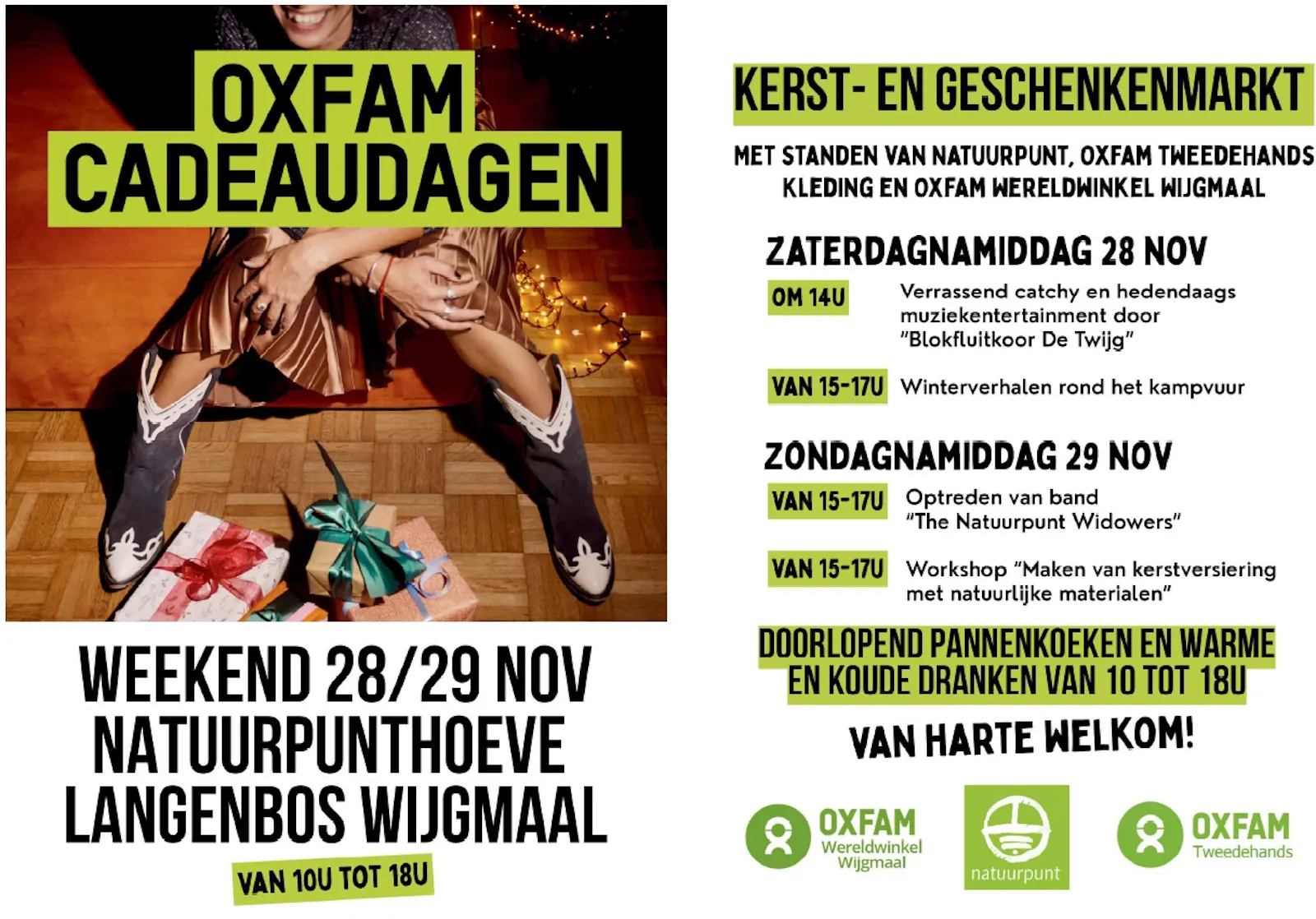 Kerstmarkt - Oxfam Cadeaudagen