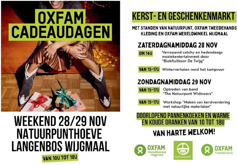 Kerstmarkt - Oxfam Cadeaudagen