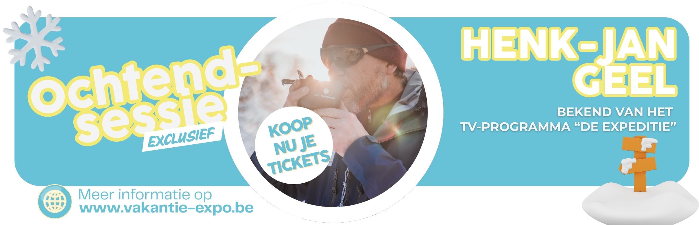 Exclusieve presentatie Henk- Jan Geel op Vakantie Expo Antwerpen 2026