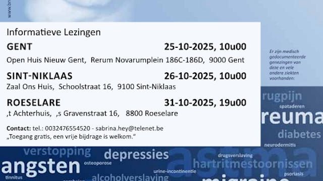 Uitnodiging Informatieve Lezing