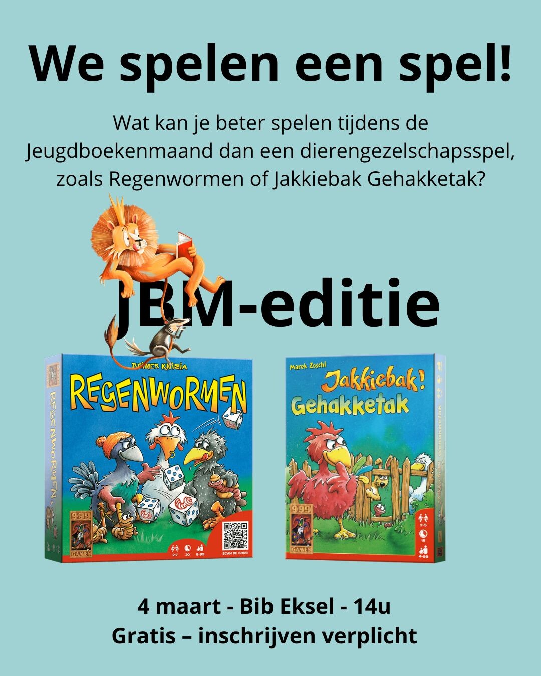 Afbeelding voor evenement We spelen een spel! JBM-editie