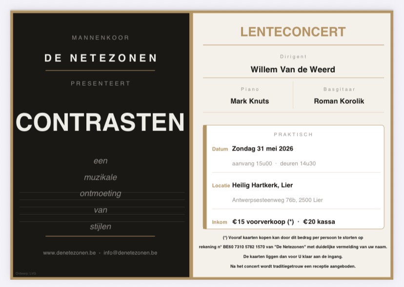 Flyer concert Contrasten