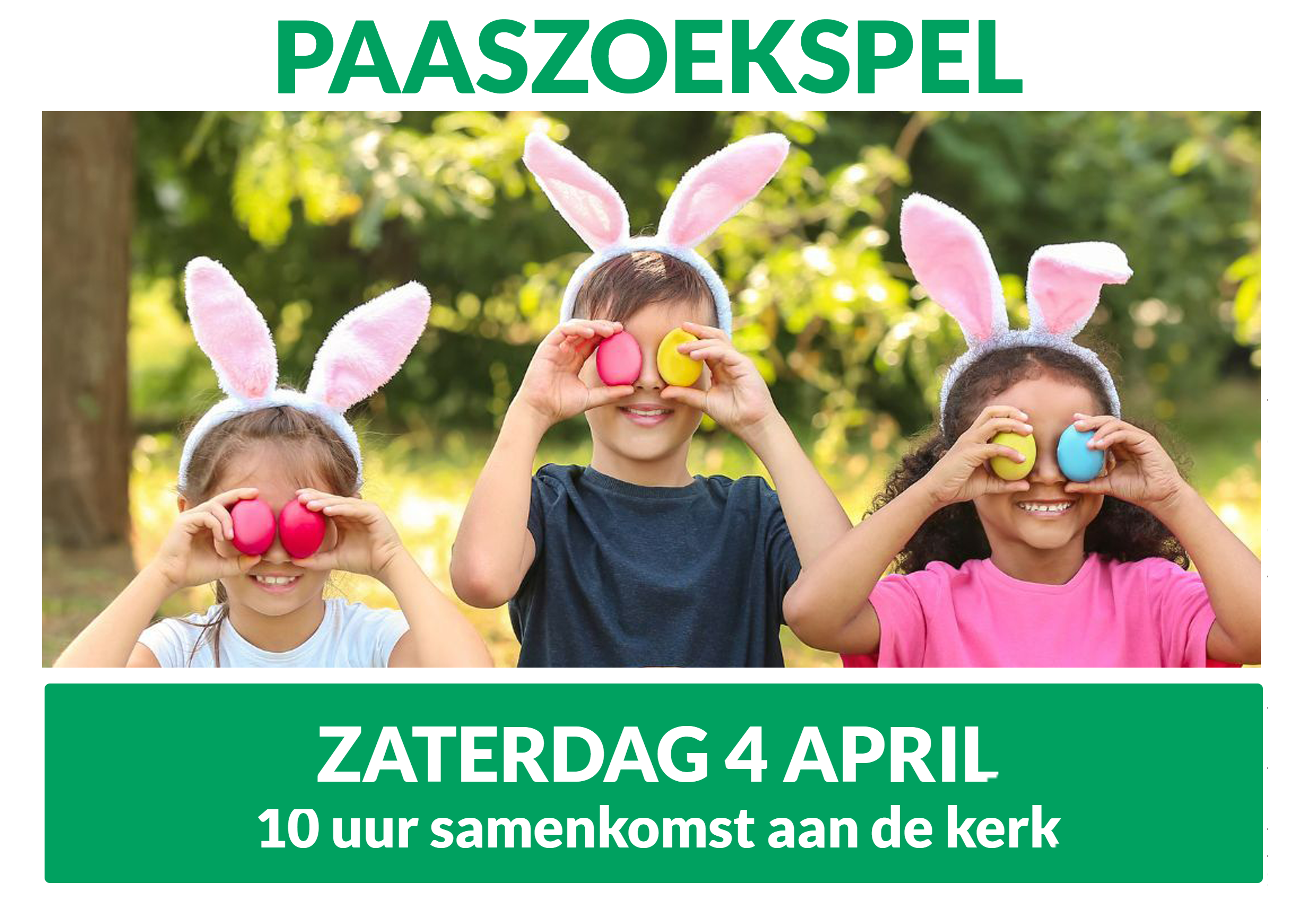 Paaszoekspel 4 april