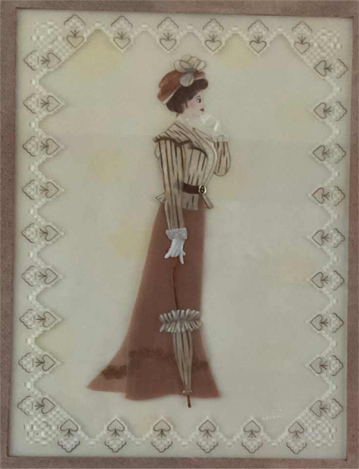 Nadat de patronen zijn gebosseleerd, geperforeerd en geknipt, verbeteren veel kunstenaars het ontwerp verder door kleur toe te voegen met mediums zoals potloden, inkt, acrylverf en stiften.