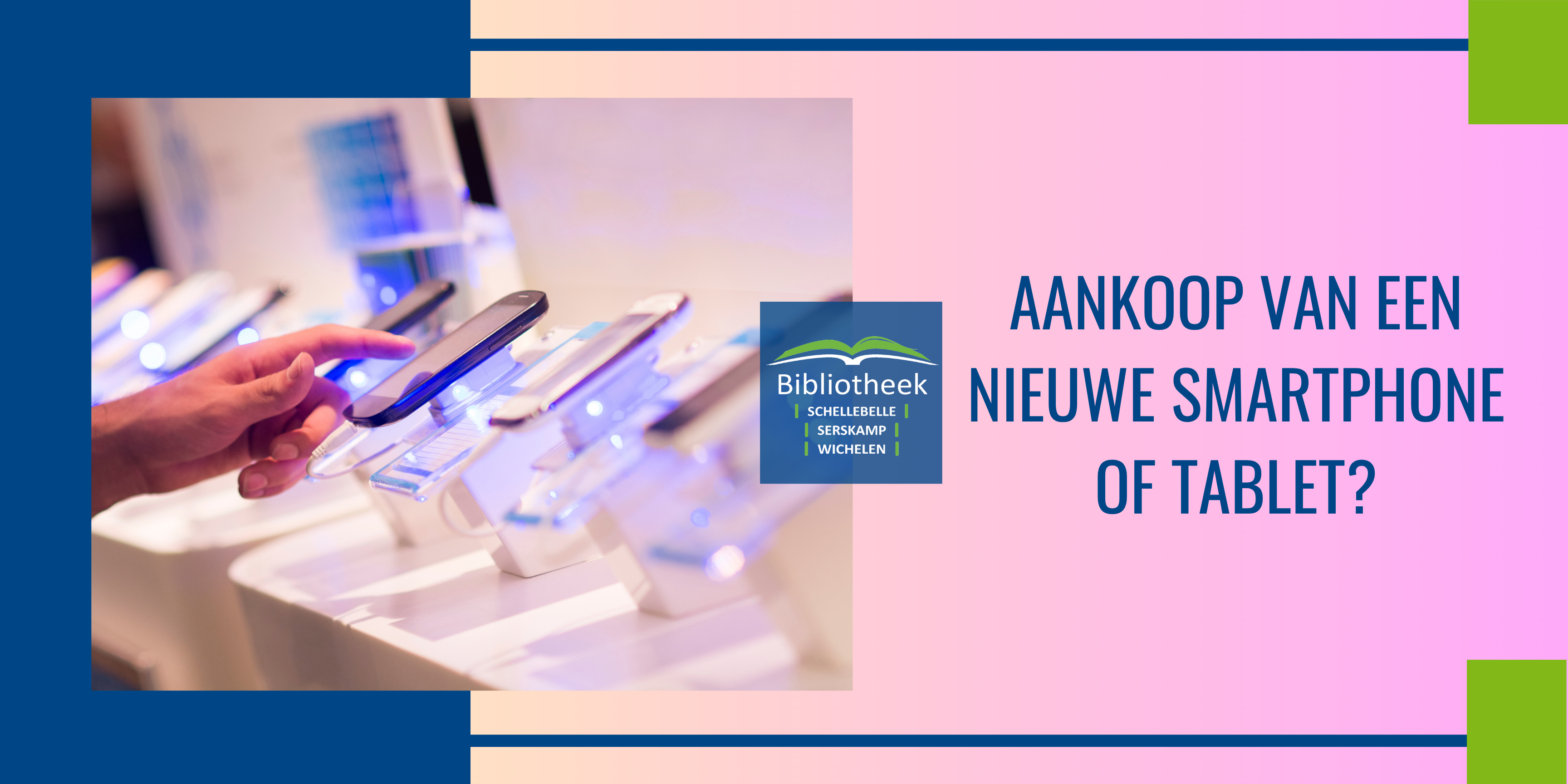 Smartphones in de winkel