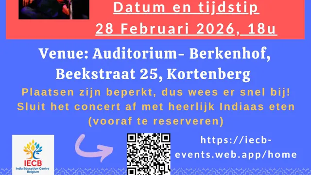 Viool-en fluitconcert: Kom genieten van een sfeervolle namiddag met Indische klassieke muziek ter gelegenheid van kleurrijke feest holi