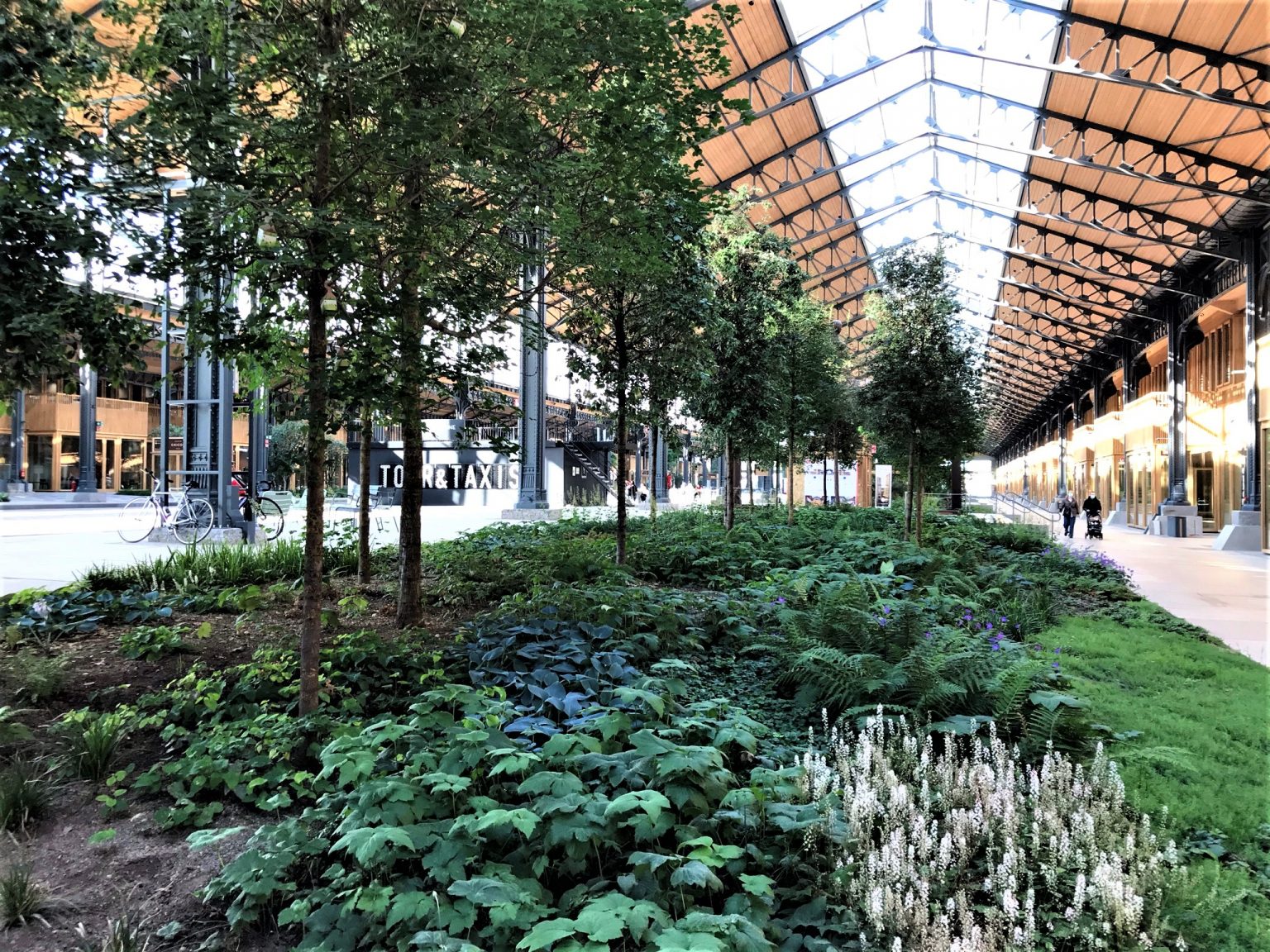 Wandeling en interieur: de site van Tour & Taxis