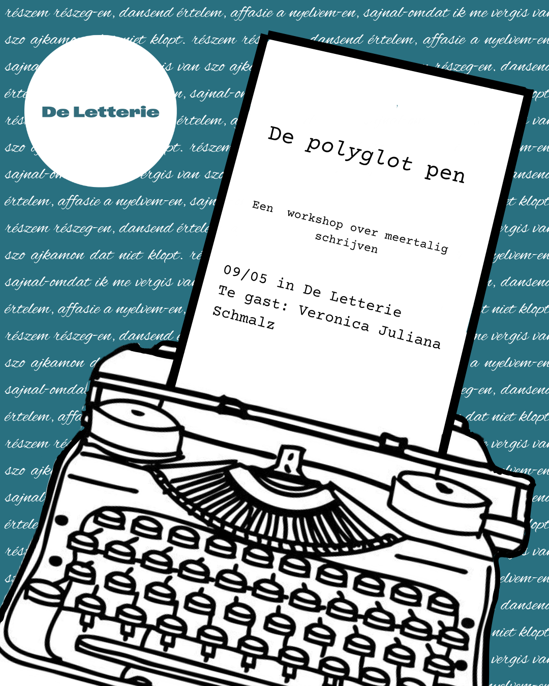 Voorblad van het evenement op de website en Instagram van De Letterie