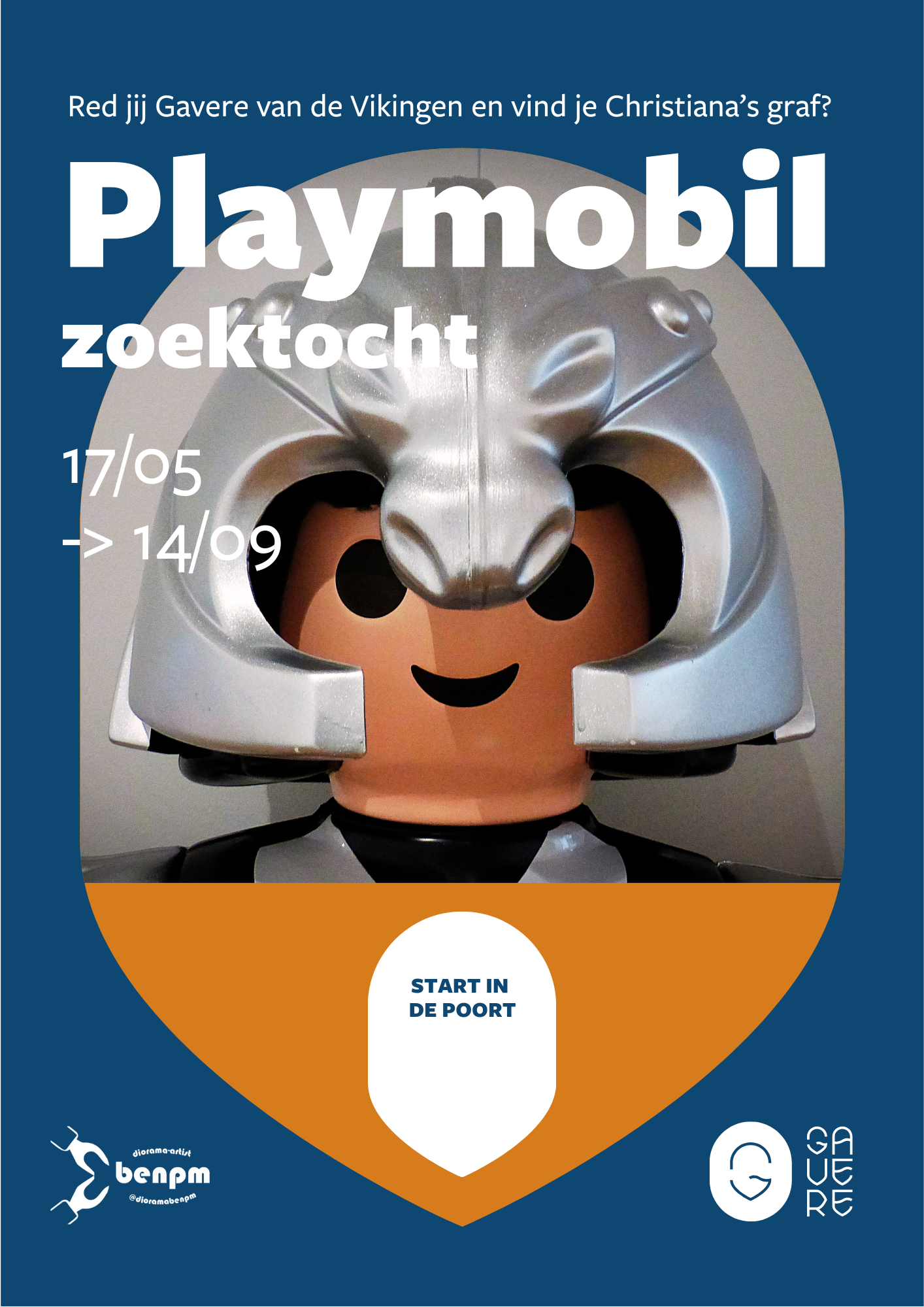 Affiche Playmobil zoektocht