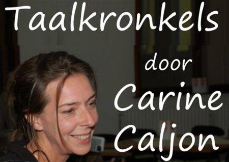 Carine Caljon speurt naar taalkronkels