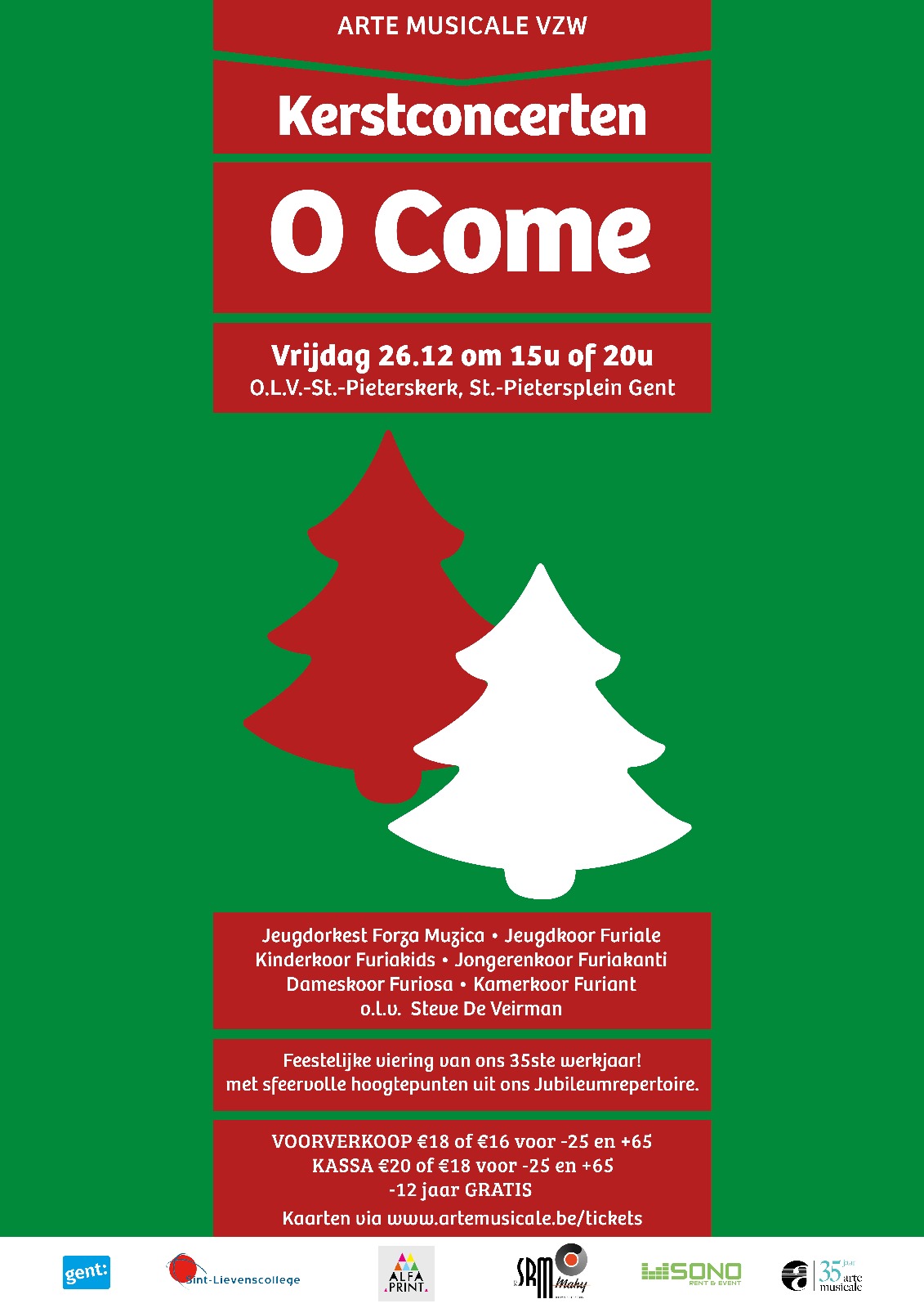 affiche kerstconcerten 2025