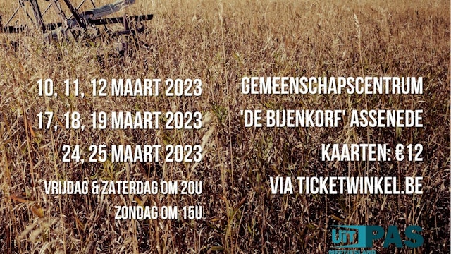Affiche Bedankt en tot ziens!