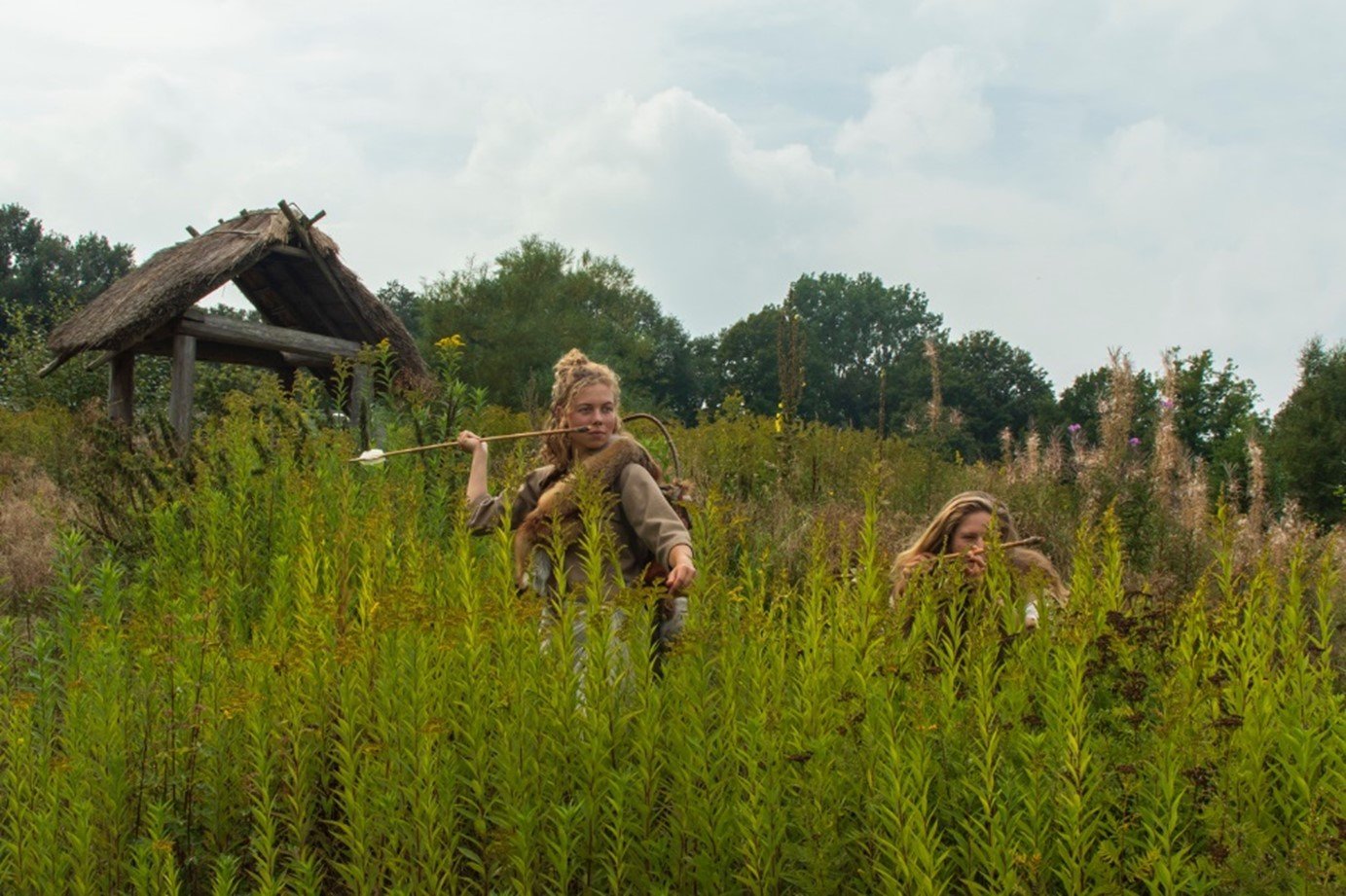 prehistorische speerwerpers