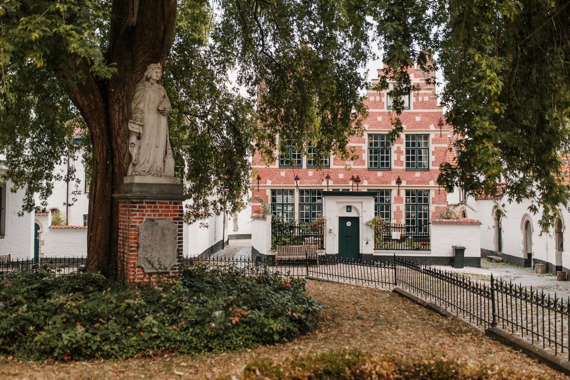 Standbeeld van Johanna in het Begijnhof