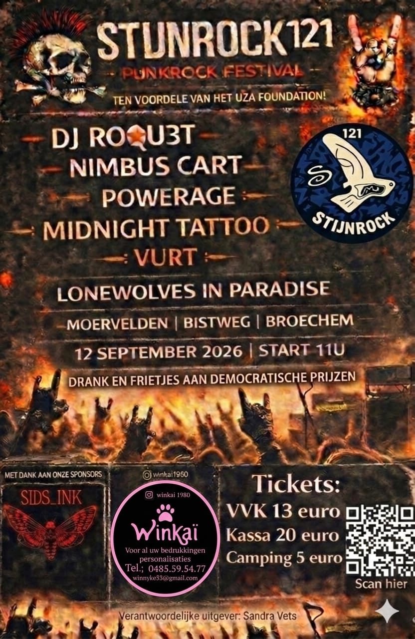 Stijnrock 121 punk en rockfestivalleke 