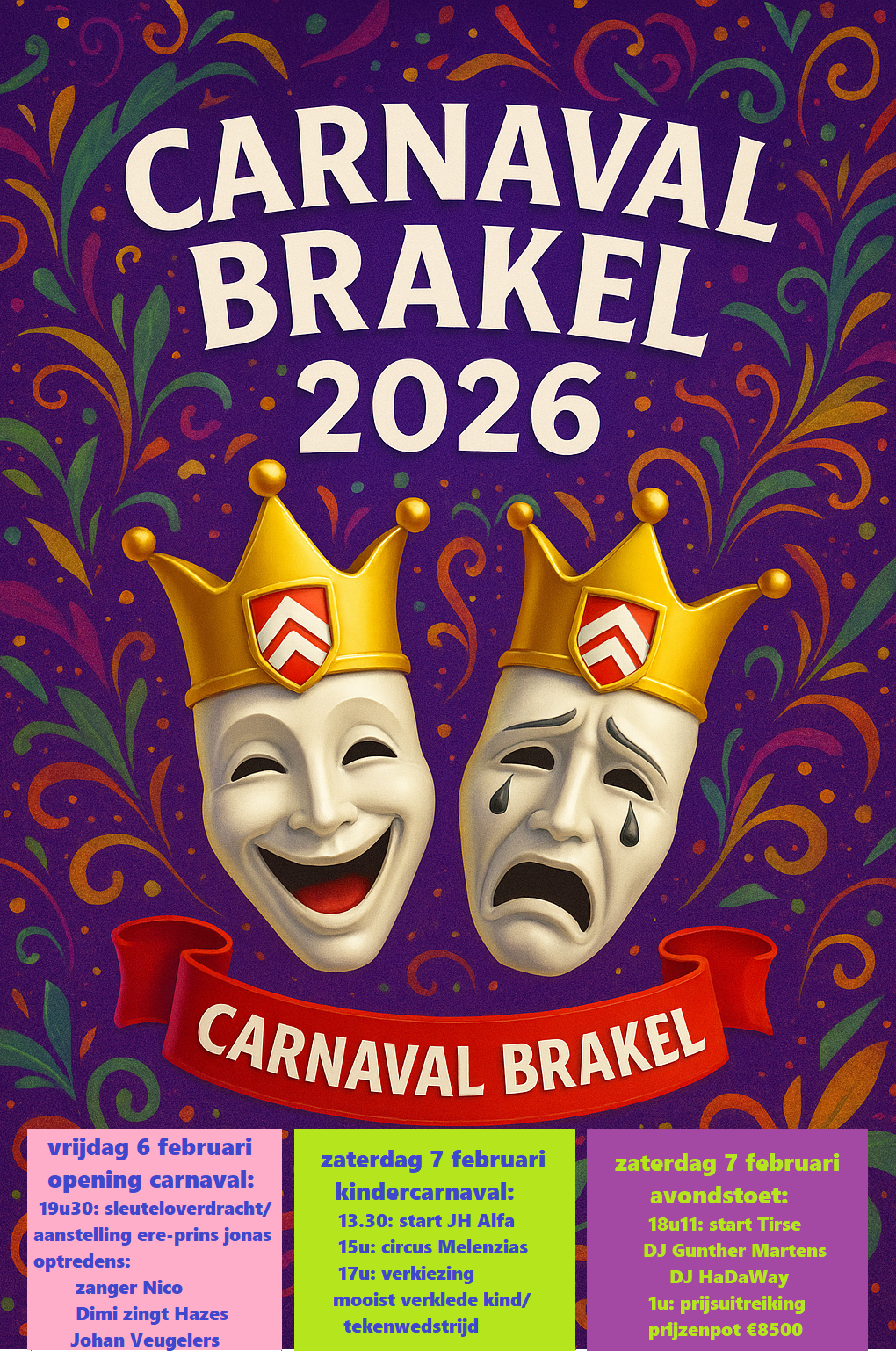 affiche weekend 2026 