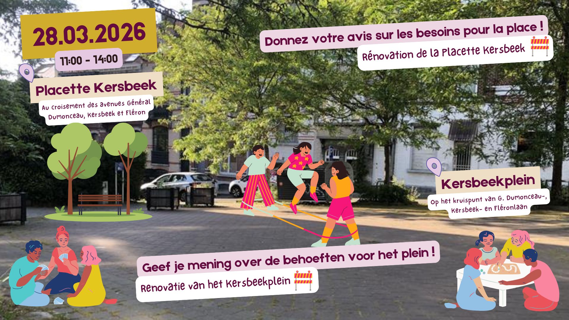 Geef je mening over de behoeften over het Kersbeekplein