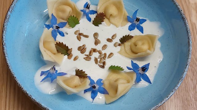 bordje gevulde pasta