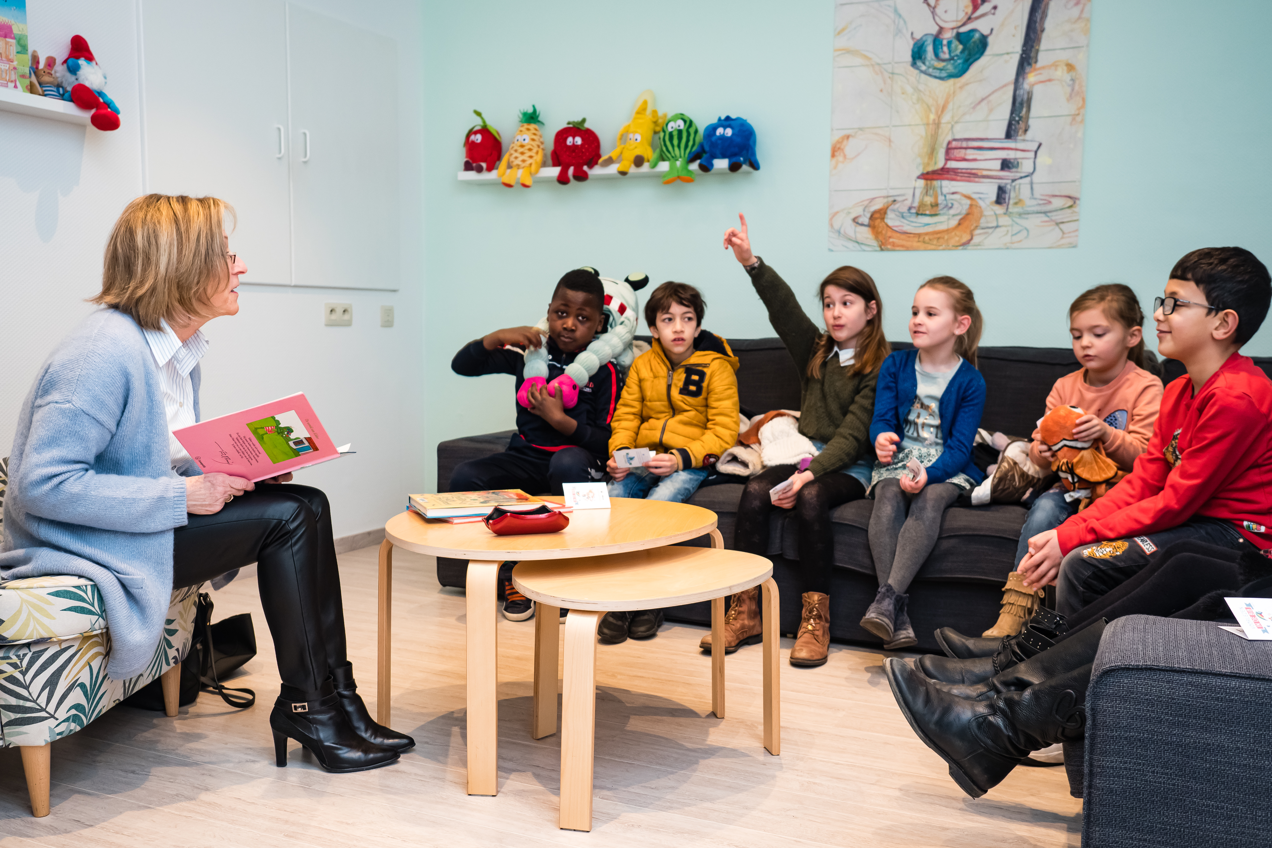 Voorleesuurtjes in de bibliotheek