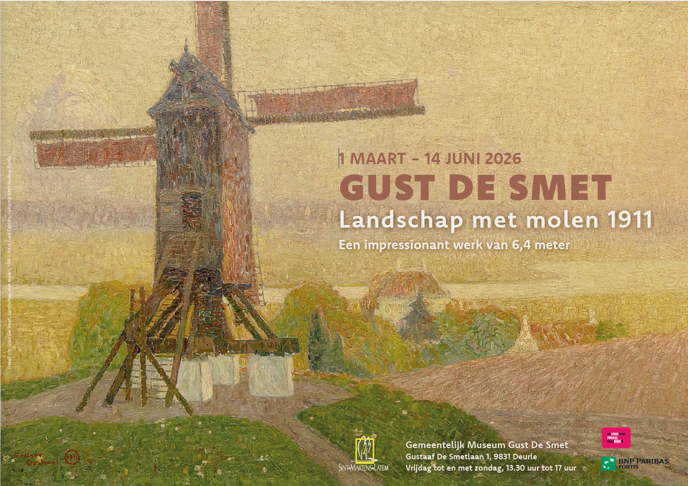 Gust De Smet, Landschap met molen